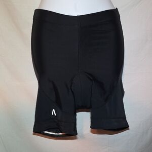 Women's Black Padded Bike Shorts with Chamois